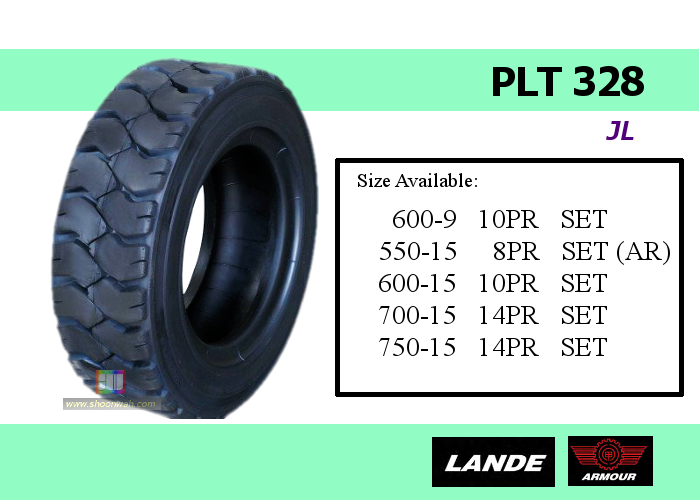 Lande (Armour) 5.50-15 6.00-15 PLT328 Industrial Forklift Pneumatic Tires