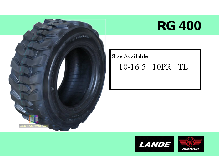 Lande (Armour) 14-17.5 RG400 industrial forklift tubeless tires, 14x17.5 10PR skid steer tubeless tires