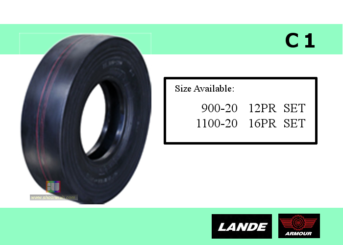 9.00-20 Lande (Armour) C1 Construction Equipment Compactors Tube Type Tires