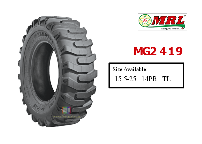 MRL MG2419 MG2 419 15.5-25 14PR TL TIRES